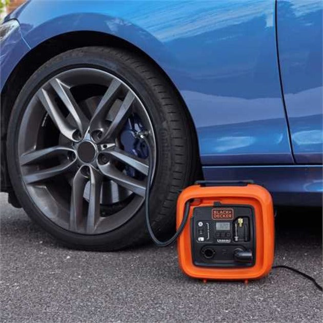 Load image into Gallery viewer, Black+decker asi400 12v compressor (oranje zwart, 160 psi 11 bar)
