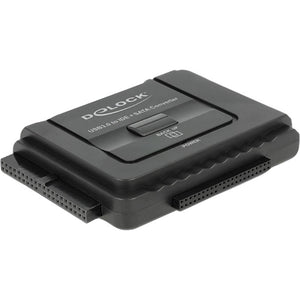 Delock usb 3.2 gen 1 converter naar sata 6 gb s ide 40 pin ide 44 pin (zwart)