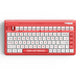 Iqunix og80 joy vendor wireless mechanical keyboard (grijs, us lay-out (qwerty), cherry mx brown, 80% (tkl), rgb leds, hot-swappable, pbt, 2.4ghz | bluetooth 5.1 | usb-c)