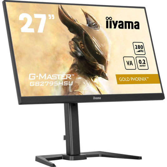 Iiyama g-master gold phoenix gb2795hsu-b1 27 gaming monitor (zwart, 1x displayport, 1x hdmi, 4x usb-a, 280 hz)