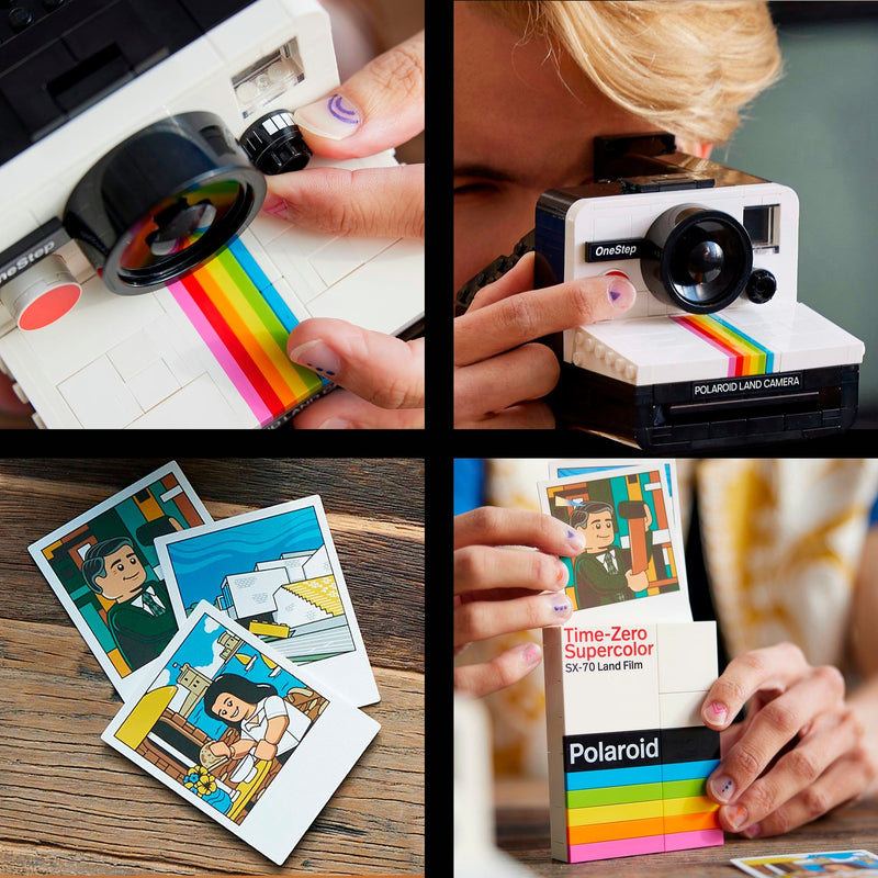 Afbeelding laden in galerijviewer, Lego ideas polaroid onestep sx-70 camera constructiespeelgoed (21345)
