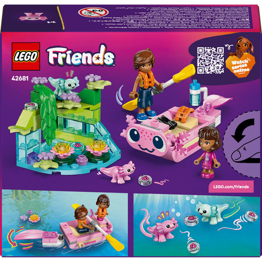 Lego friends axolotl avontuur boot bouwset - speelgoed - 42681