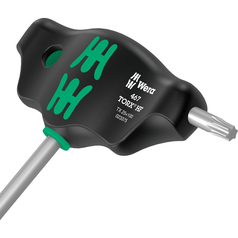 Load image into Gallery viewer, Wera 467 7 torx hf-set 1 kruiskopschroevendraaier + rek, 7 stuks (zwart groen, met holdingfunctie)
