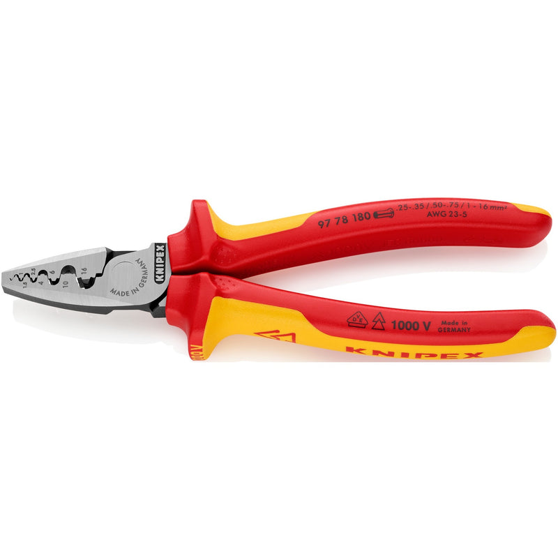Load image into Gallery viewer, Knipex krimptang voor adereindhulzen vde 9778180
