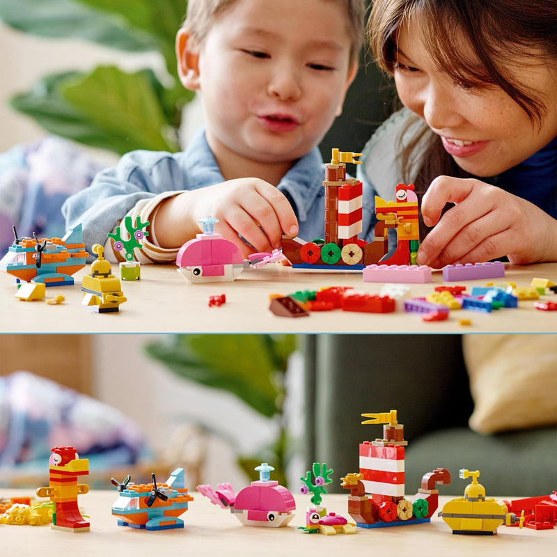 Load image into Gallery viewer, Lego classic - creatief zeeplezier constructiespeelgoed (11018)
