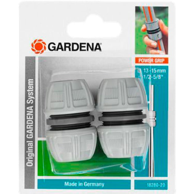 Load image into Gallery viewer, Gardena reparatieset 13 mm (1 2 ) slangstuk (grijs, 18280-20, 2 stuks)
