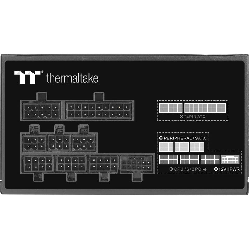 Load image into Gallery viewer, Thermaltake toughpower gf a3 gold - tt premium edition modulaire 850 watt voeding (zwart, 4x pcie)
