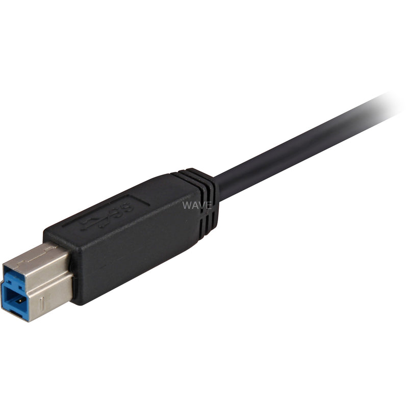 Load image into Gallery viewer, Sharkoon usb-a 3.0 > usb-b kabel (zwart, 3 meter)
