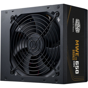 Cooler master mwe 650 bronze v3 650 watt voeding (zwart, 4x pcie)