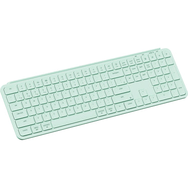 Keychron b6 pro-k7 toetsenbord (mint, us lay-out (qwerty), scissor switches, 100%, abs, 2.4 ghz | bluetooth 5.2 | usb-c)