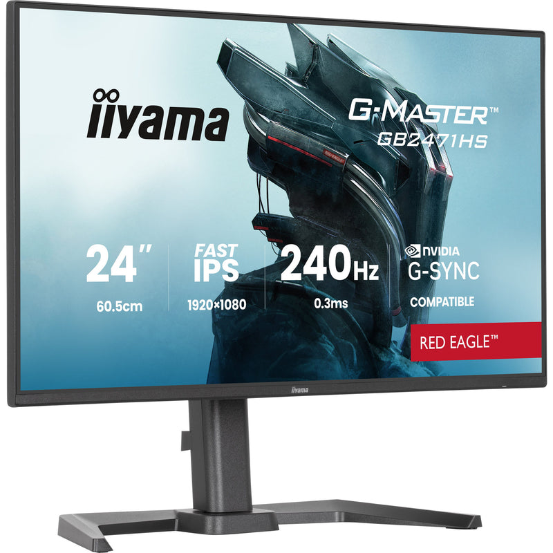 Load image into Gallery viewer, Iiyama g-master red eagle gb2471hs-b1 23.8 gaming monitor (zwart, 2x hdmi, displayport, 240 hz)
