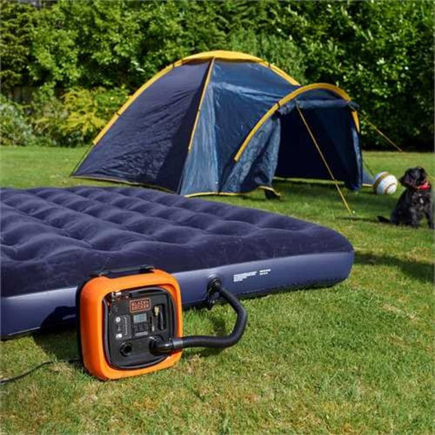 Load image into Gallery viewer, Black+decker asi400 12v compressor (oranje zwart, 160 psi 11 bar)
