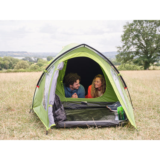Coleman darwin 2 plus blackout tent (donkergroen)