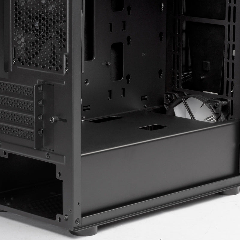 Load image into Gallery viewer, Silverstone sst-fav1mb-pro midi tower behuizing (zwart | 4x usb-a | rgb | window)
