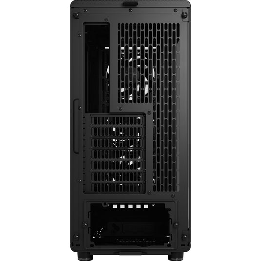 Fractal design north - momentum edition midi tower behuizing (zwart houtkleur | 2x usb-a | 1x usb-c | tempered glass)