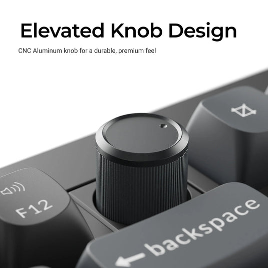 Keychron v6 ultra 8k wireless custom mechanical keyboard (zwart, us lay-out (qwerty), silk pom brown, 100%, rgb, hot swap, 2.4 ghz | bluetooth 5.3 | usb-c)