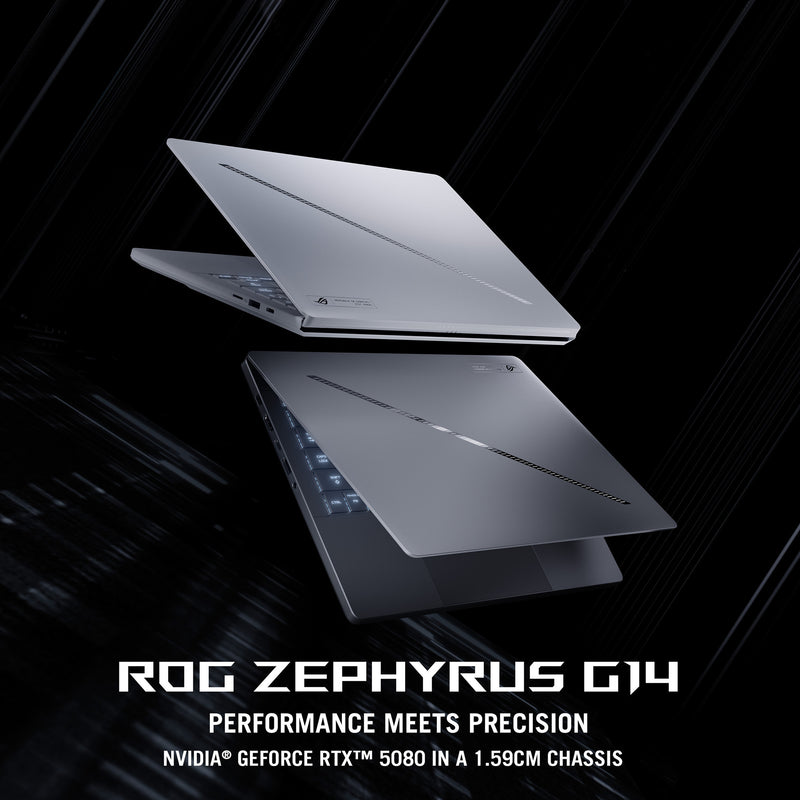 Afbeelding laden in galerijviewer, Asus rog zephyrus g14 ga403up-qs005w 14 copilot+ gaming laptop (grijs | ryzen 9 270 | rtx 5070 | 32 gb | 1 tb ssd | oled)

