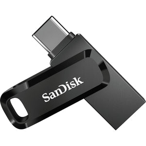 Sandisk ultra dual drive go 64 gb usb-stick (zwart, usb-a 3.2 (5 gbit s), usb-c 3.2 (5 gbit s))