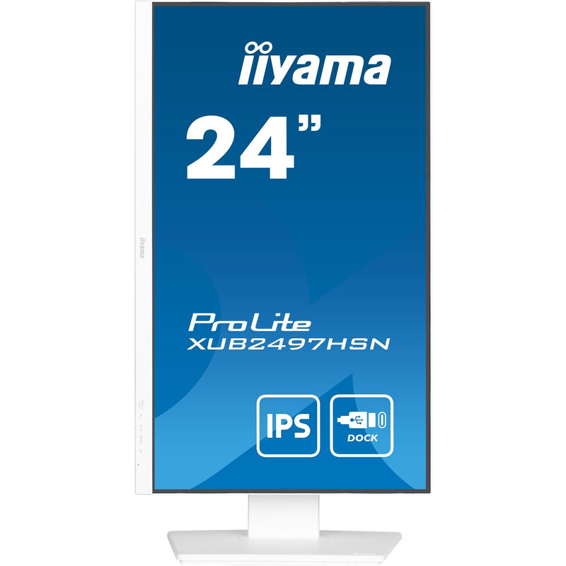 Load image into Gallery viewer, Iiyama prolite xub2497hsn-w2 23.8 monitor (wit, hdmi, displayport, 3x usb-a, usb-c, rj-45)
