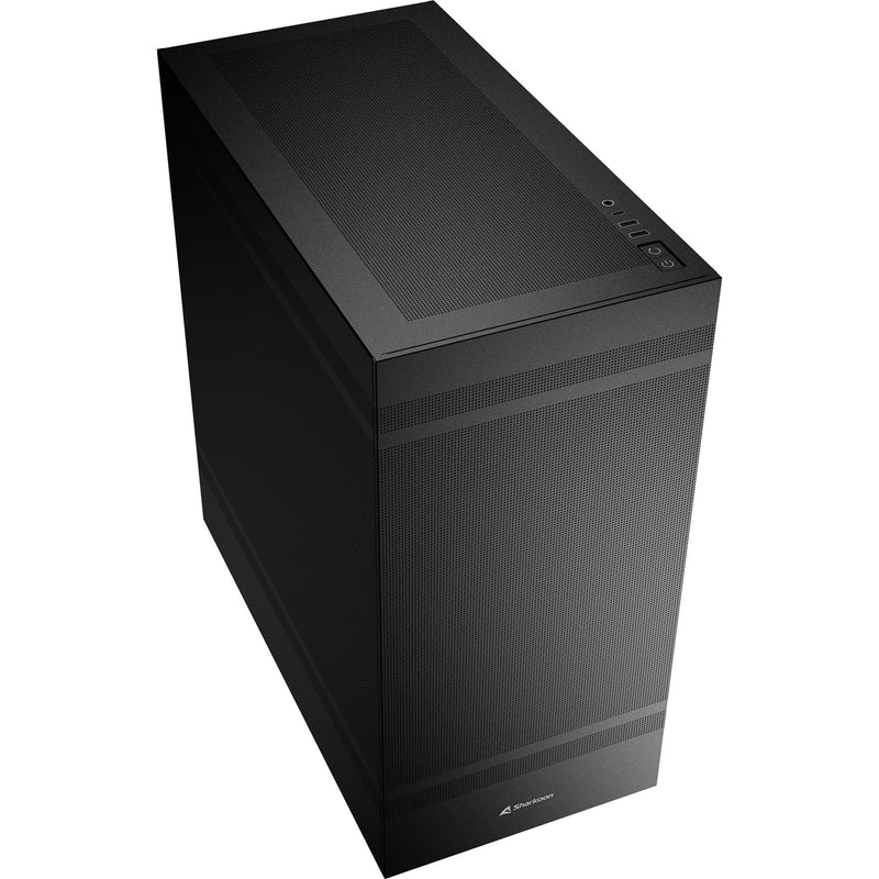 Load image into Gallery viewer, Sharkoon rebel c50 black midi tower behuizing (zwart | 2x usb-a | 1x usb-c)
