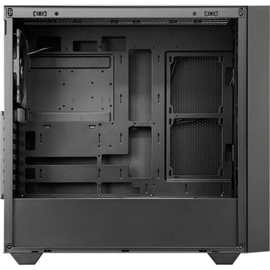 Chieftec night hunter midi tower behuizing (zwart | 2x usb-a | 1x usb-c | tempered glass)