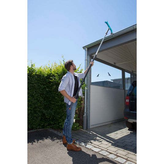 Gardena combisystem gootreiniger gehoekte bezem (turquoise zwart, 3651-20)