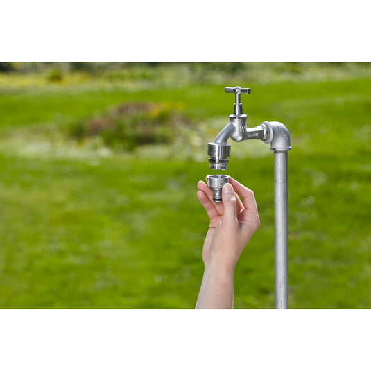 Gardena premium kraanstuk 26,5 mm (g 3 4 ) (zilver, 18241-20, retail)