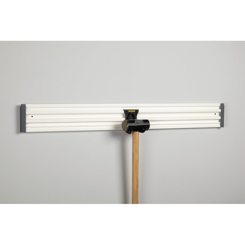Load image into Gallery viewer, Stanley track wall - universele haak medium houder (zwart)
