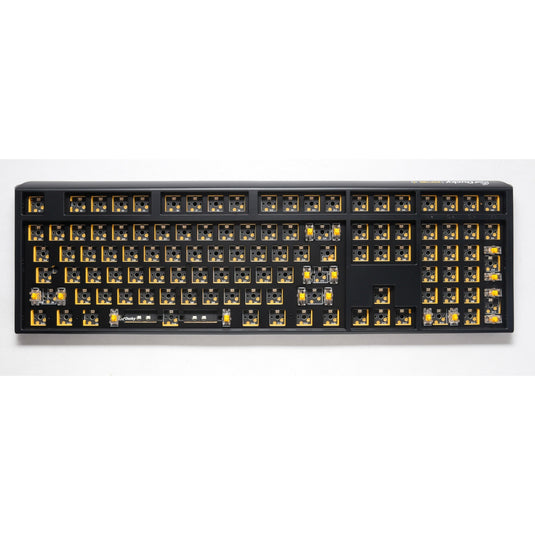 Ducky one 3 ansi layout barebone, toetsenbord (zwart zwart, us lay-out, rgb leds, hot swap, barebone)
