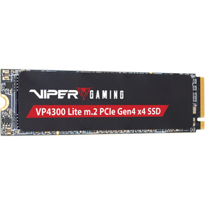Patriot vp4300 lite 4 tb ssd (zwart, pcie 4.0 x4, nvme 2.0, m.2 2280)
