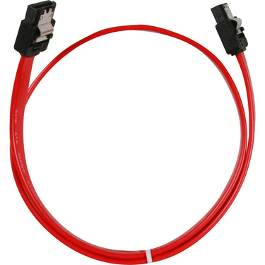 Sharkoon sata ii kabel (rood, 0,5 meter, 3 gb s, connector met klem)