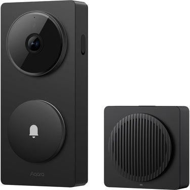 Aqara slimme video deurbel g410 select (zwart, wifi, bluetooth, zigbee, matter)