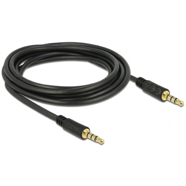 Load image into Gallery viewer, Delock 3,5 mm male > 3.5 mm male kabel (zwart, 3 meter)
