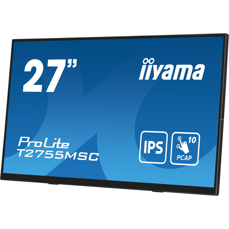 Load image into Gallery viewer, Iiyama prolite t2755msc-b1 27 touchscreen monitor (zwart, hdmi, displayport, 2x usb-a)
