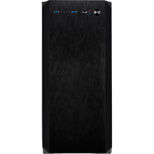 Inter-tech h-606 mini tower behuizing (zwart | 2x usb-a)
