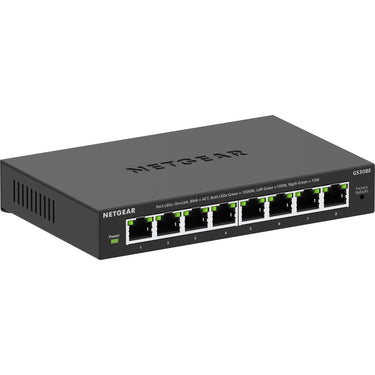 Netgear 8-poorts gigabit ethernet plus-switch (gs308ev4) (zwart)