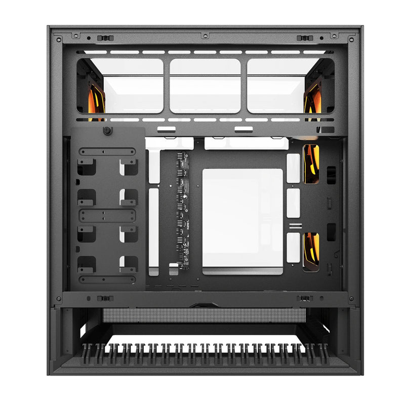 Load image into Gallery viewer, Cougar omnyx midi tower behuizing (zwart | 4x usb-a | 2x usb-c | tempered glass)
