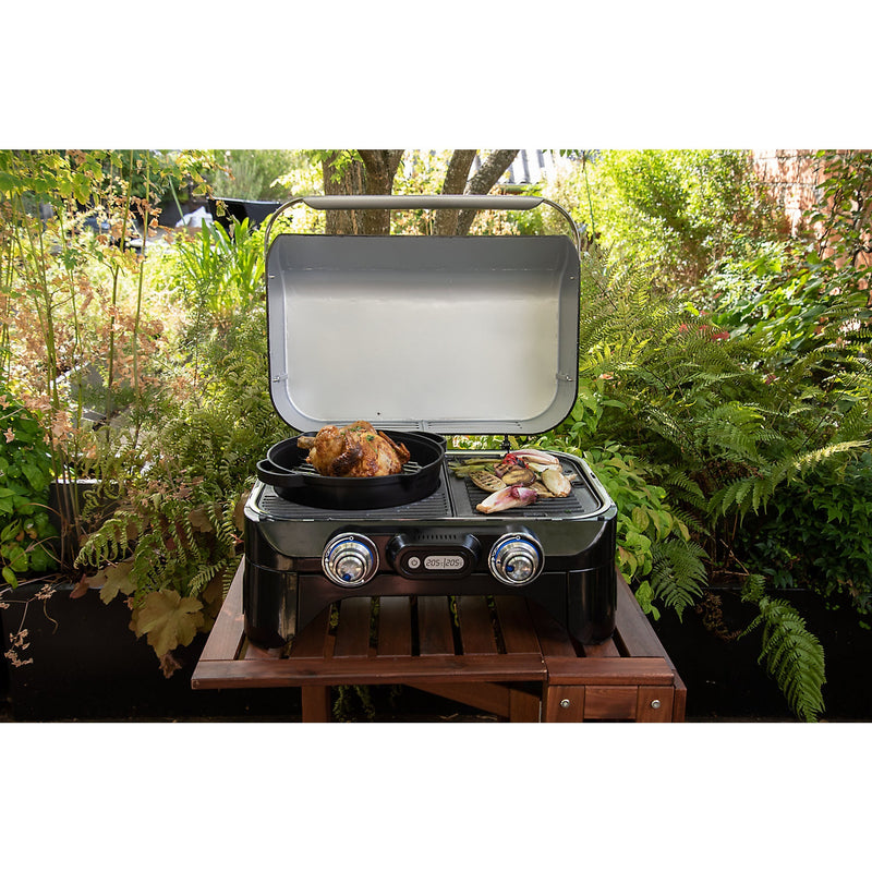Load image into Gallery viewer, Campingaz culinary modular gietijzeren braadpan bak- braadpan (zwart roestvrij staal)
