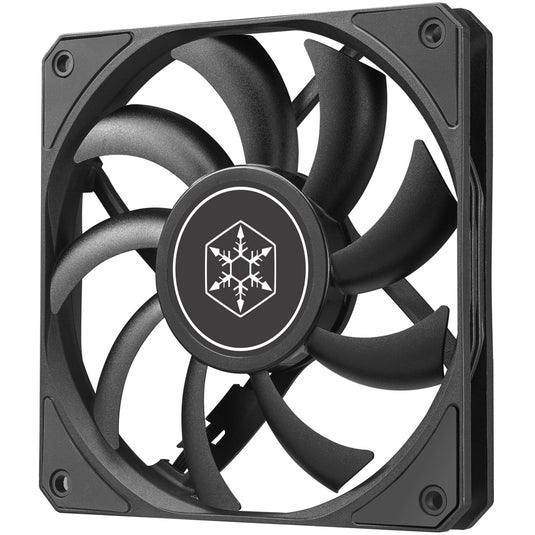 Silverstone air slimmer 120 case fan (zwart transparant, 120 x 15 x 120 mm, pwm)