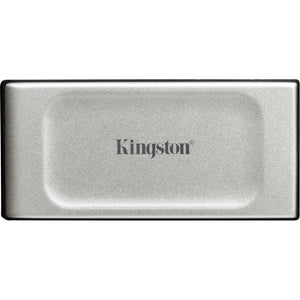 Kingston xs2000 portable 4 tb externe ssd (zilver zwart, sxs2000 2000g, usb-c 3.2 (20 gbit s))