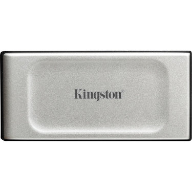 Kingston xs2000 portable 4 tb externe ssd (zilver zwart, sxs2000 2000g, usb-c 3.2 (20 gbit s))