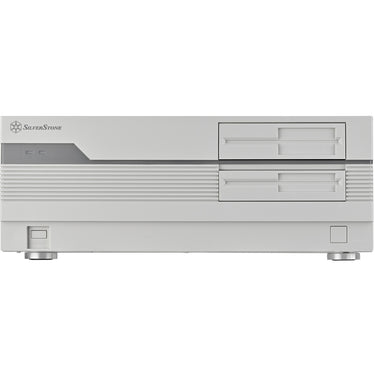 Silverstone flp01 htpc behuizing (crème | 2x usb-a | 1x usb-c)