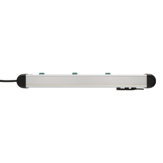 Brennenstuhl premium-alu-line stekkerdoos 6-voudig schakel stekkerdoos (3x 2-voudig schakelbaar)