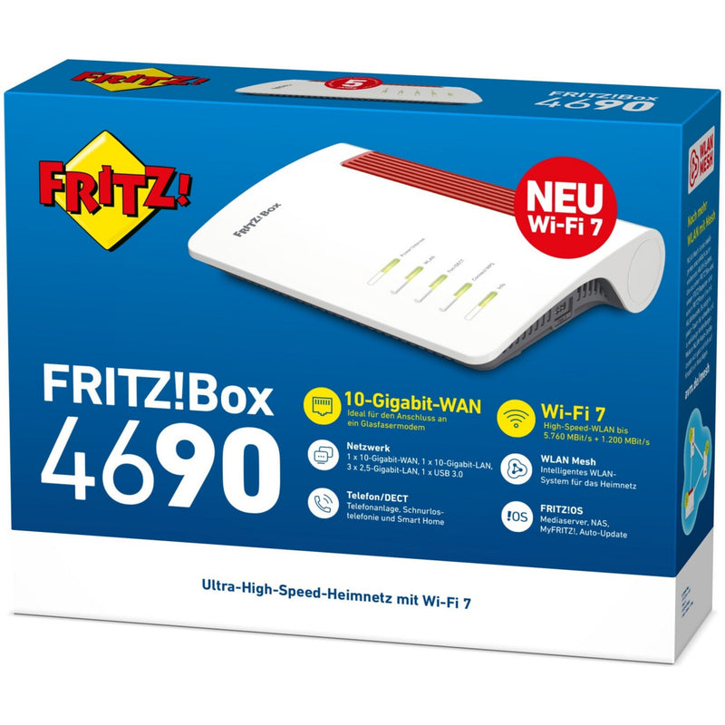 Load image into Gallery viewer, Fritz! box 4690 edition international router (wit rood)
