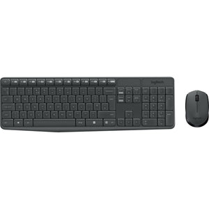 Ty toetsenbord en muis logitech mk235 qwer grijs