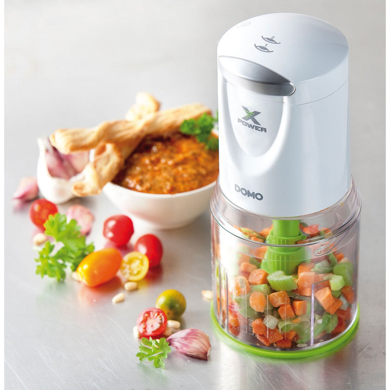 Load image into Gallery viewer, Domo mini-chopper 'x power' do9192mc hakmolen (wit groen)
