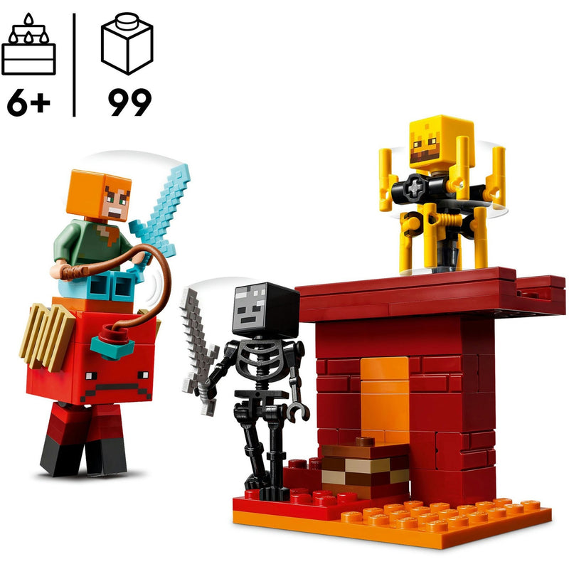 Load image into Gallery viewer, Lego minecraft 21266 de lavastrijd in de nether
