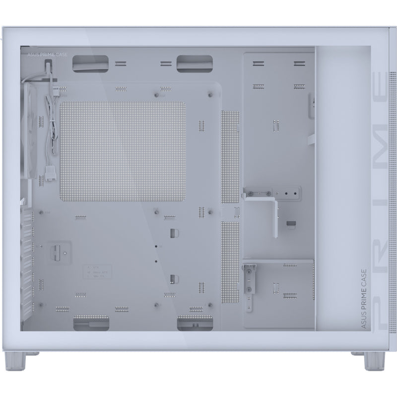 Load image into Gallery viewer, Asus prime ap303 - tempered glass panel midi tower behuizing (wit | 2x usb-a | 1x usb-c | tempered glass)
