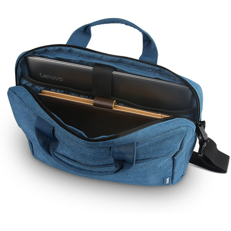 Load image into Gallery viewer, Lenovo 16-inch handige casual toploader t210 laptoptas (blauw)
