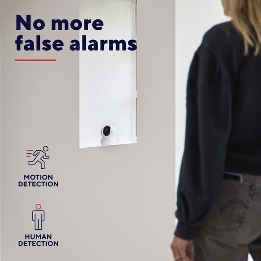 Trust ipcam-2800 360° beveiligingscamera (wit, 2.4 of 5ghz wifi)